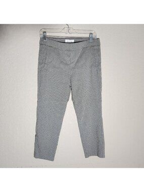 Cropped Pants Black & White Size S